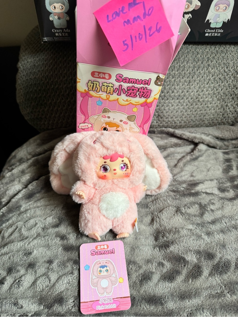 Baby Three Samuel Pink Rabbit